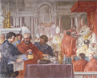 El Papa Eugenio IV (1383-1447) Consagrando la Iglesia de Santa Maria del Fiore